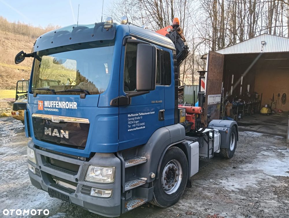 MAN TGS 18.400 + Palfinger PK 22002 | Żuraw 22tm | Pilot | 417tys km | Euro 5 | HDS | ciągnik siodłowy dźwig podnośnik - 3