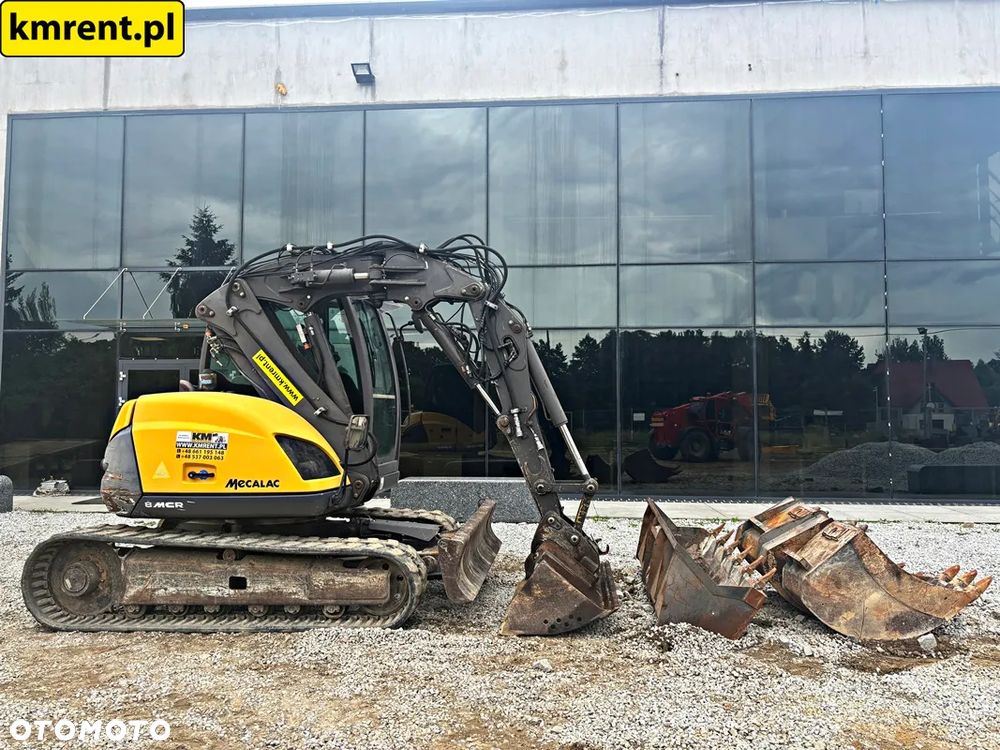 Mecalac 8 MCR MINI-KOPARKA 2010R | MECALAC 6 MCR, JCB 8065 8080 8085 85 Z VOLVO ECR 88, CAT 308, 307 , BOBCAT 80 KOMATSU PC 88 - 2