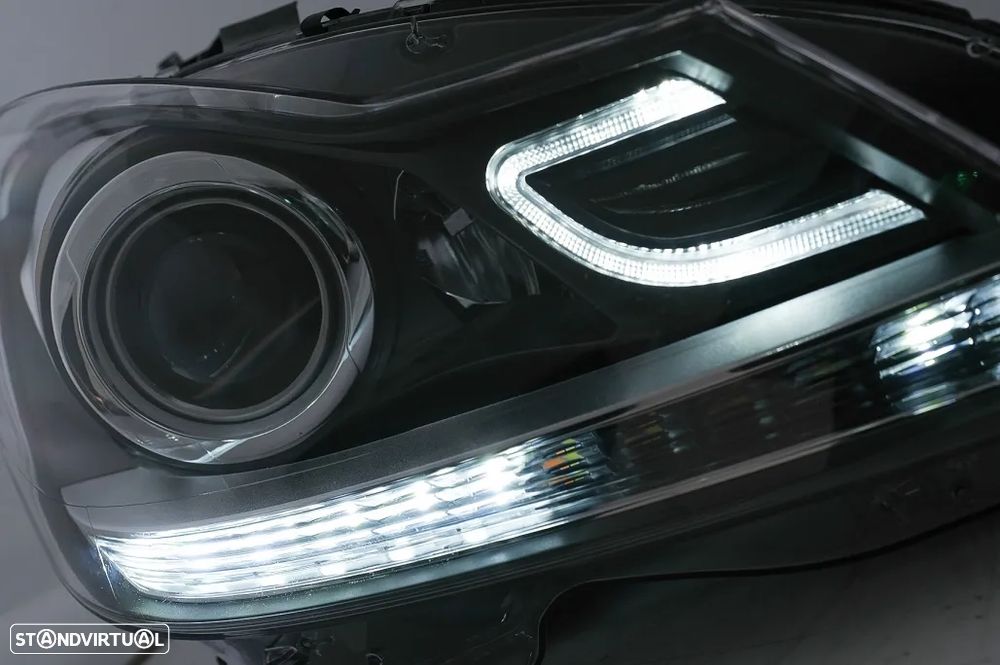 Faróis Mercedes Classe C W204 S204 (2011 a 2014) - 5