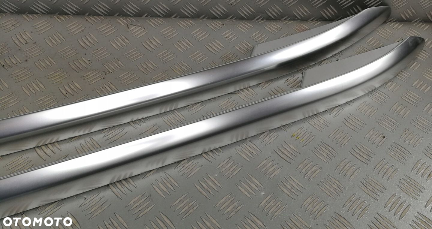 relingi dachowe dachu listwy chrom satyna komplet PORSCHE CAYENNE 7P II 2 - 5