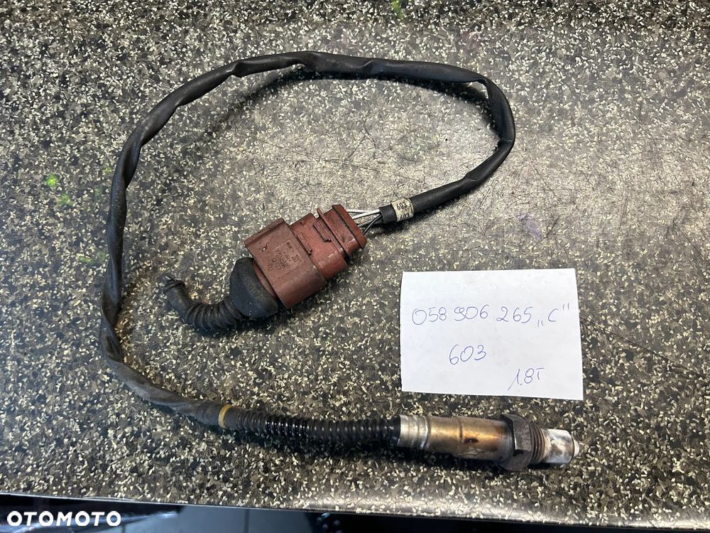 SONDA LAMBDA 058906256A AUDI 1.8T 058906265C 603 AUDI VW SEAT SKODA WYSYŁKA !!! - 2