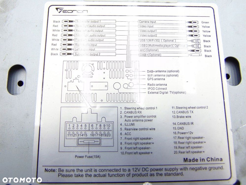RADIO NAWIGACJA EONON D5152 VW SCIROCCO PASSAT CC - 5