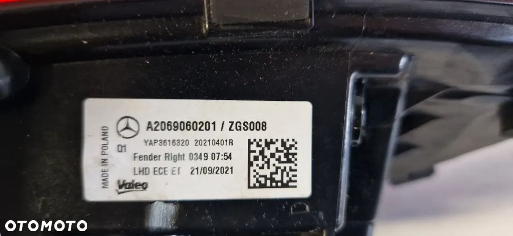Lampa tył tylna prawa Mercedes C Klasa w206 206 Kombi - 5