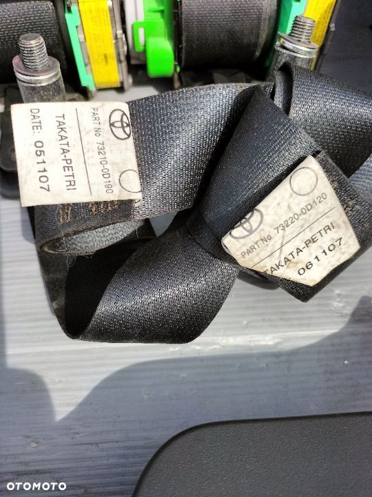 TOYOTA YARIS II 05-09 KOMPELT AIRBAG PODUSZKA KIEROWCA PASAŻER KONSOLA PASY 3D / 5D KOLANO ORYGINAŁ - 6