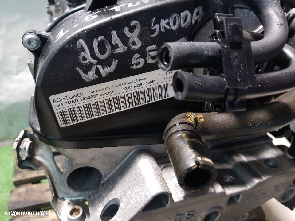 Motor 1.5 TSI vw seat audi skoda Audi A3 T-roc ibiza leon 150HP  2018 Ref. DAD DADA - 2