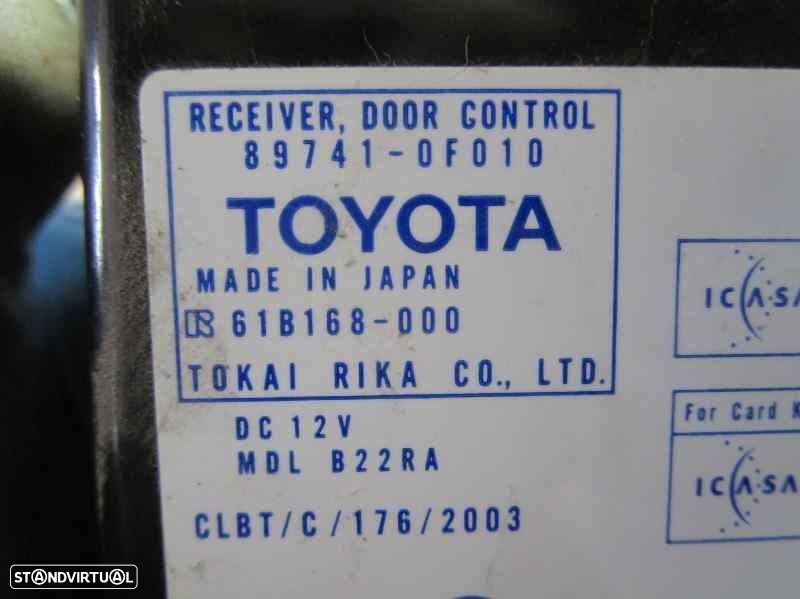 CENTRALINA FECHO TOYOTA COROLLA VERSO 2005 -897410F010 - 3