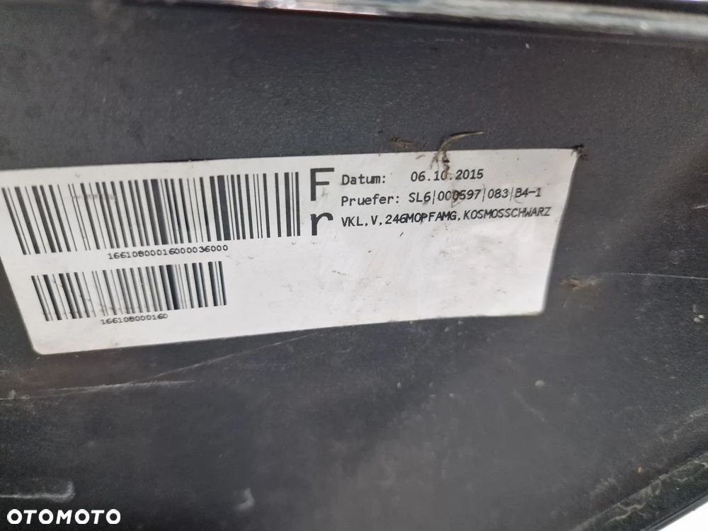 MERCEDES W246 LIFT B-KLASSA AMG 14- ZDERZAK PRZEDNI PRZÓD , NR A2468850300 , NR AUKCJI NZ1378 - 29
