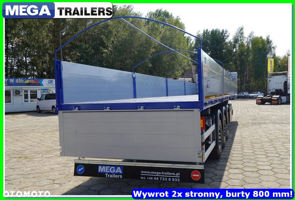 Inny Platforma / Wywrotka 2 strona, 12,60 m, burta 800 mm! - 26