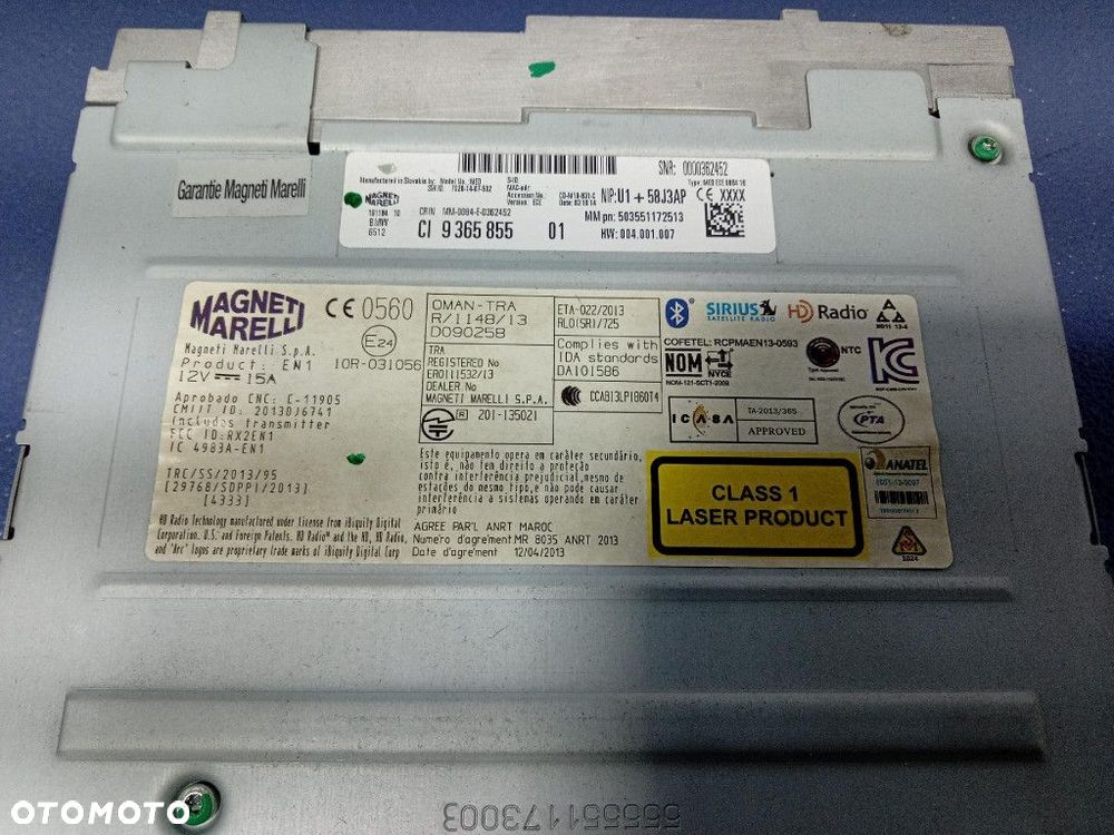 BMW 1 F20  RADIO NAWIGACJA CZYTNIK 9365855 - 4