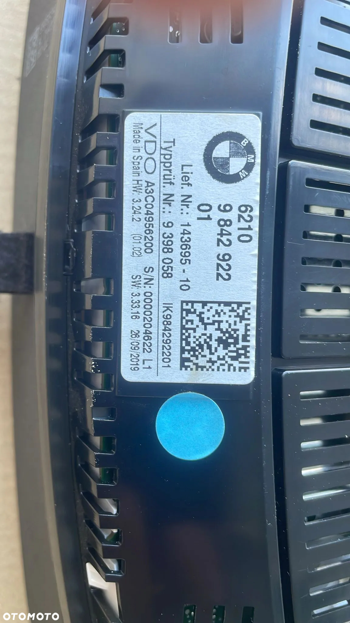 BMW X3 G01 X4 G02 3 G20 LICZNIK ZEGARY LED - 2