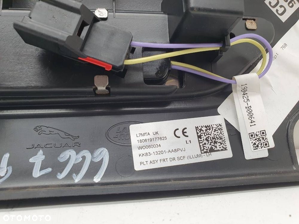 LISTWA PROGOWA LEWA NAKŁADKA JAGUAR F-PACE X761 PODŚWIETLANA KK83-13201-AA - 5