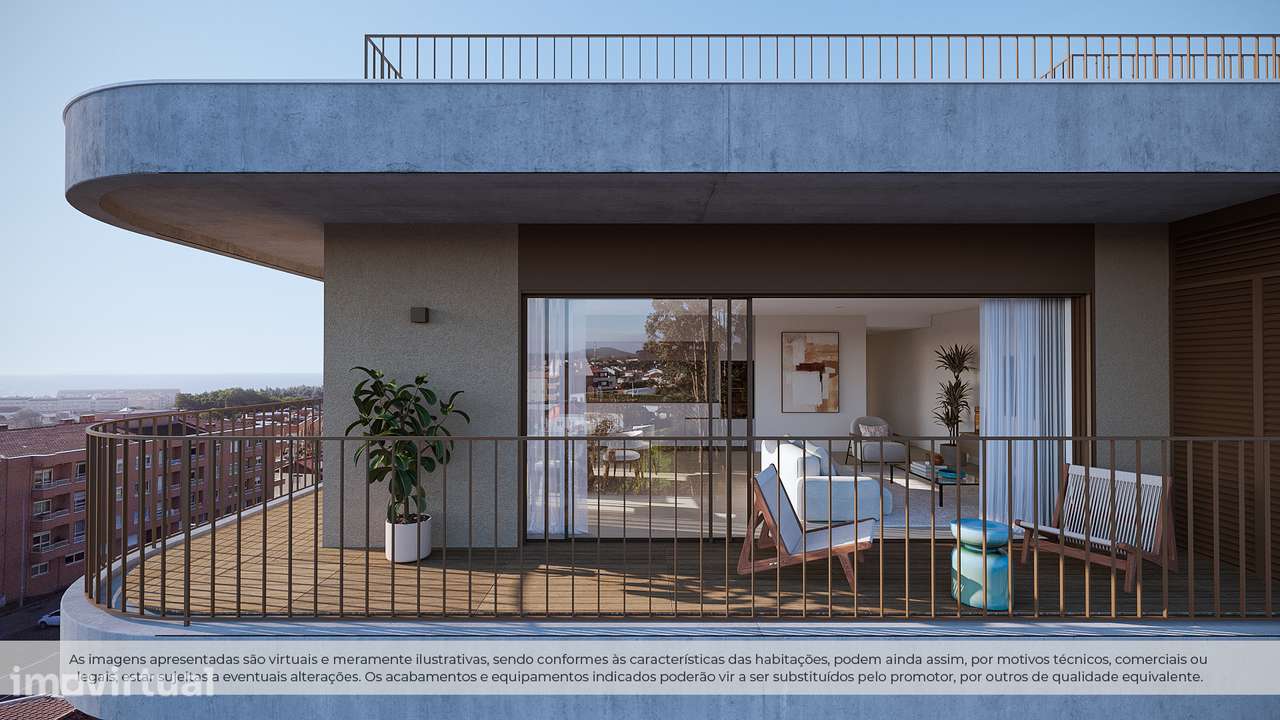 Apartamento T2 com Varanda (13.65m2) | Empreend. Atlantic Nature - Grande imagem: 3/22