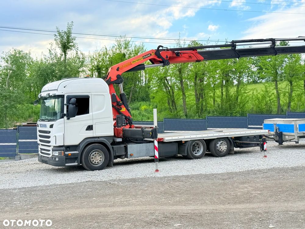 Scania * SCANIA G400 * Zestaw + Przyczepa * HDS Palfinger Kran PK 42500 * 3 Osie * Sprowadzona * Bardzo Dobry Stan * - 16