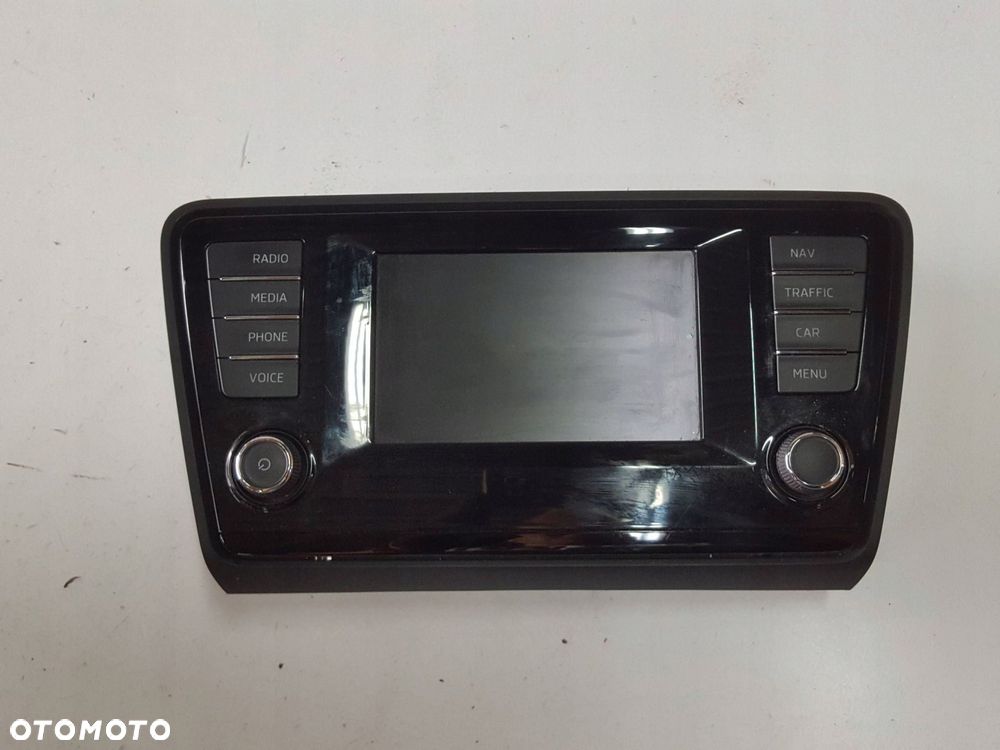 SKODA OCTAVIA III 3 13-16r PANEL WYŚWIATLACZ RADIA NAWIGACJI 5E0919605D - 1