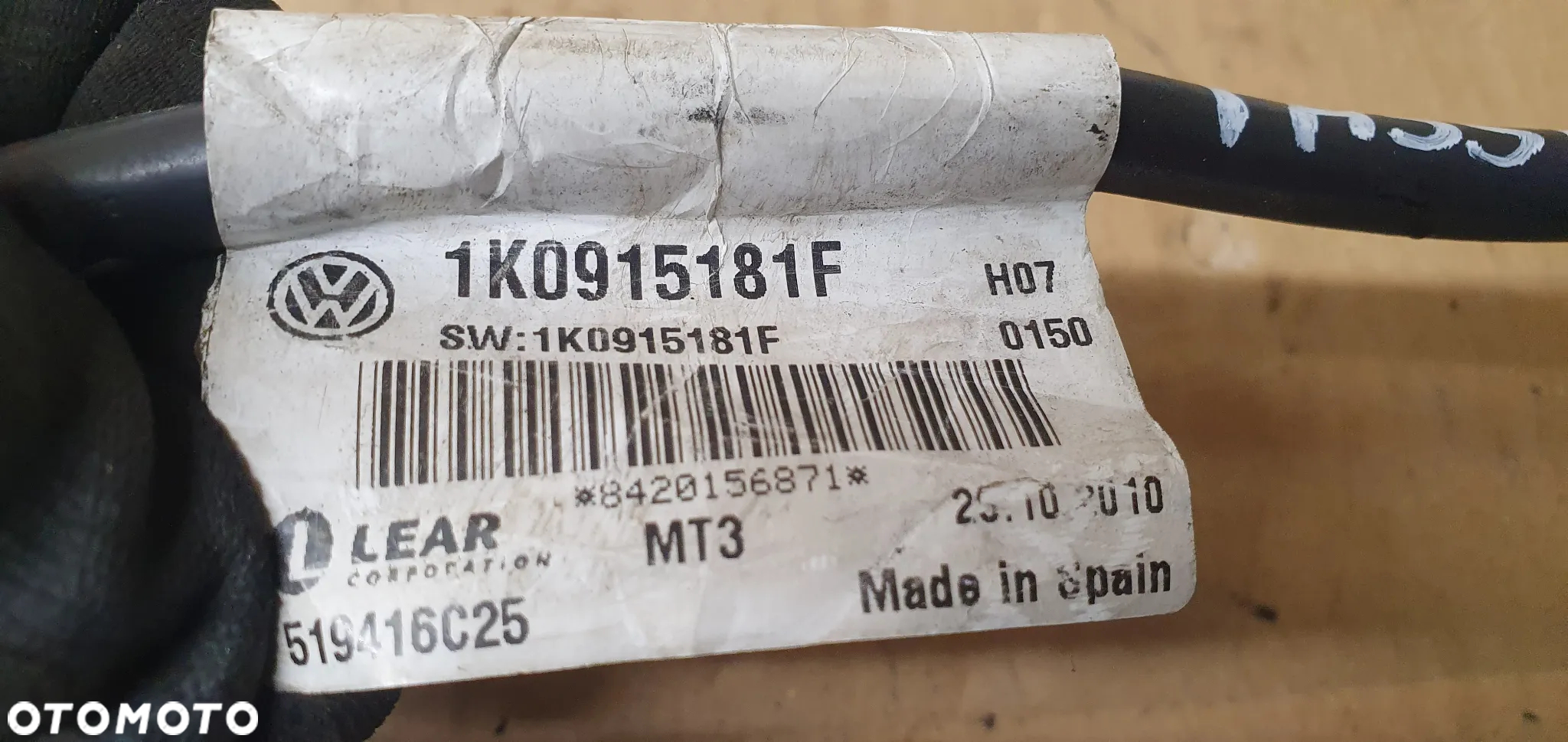 Klema minusowa akumulatora bezpiecznik VW Passat B7 1K0915181F - 7