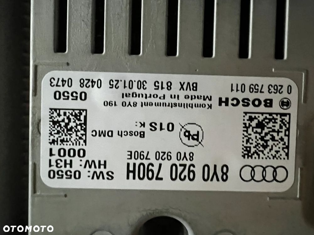 LICZNIK ZEGAR VIRTUAL AUDI A3 8Y 20- 8Y0920790H 6900 km - 5