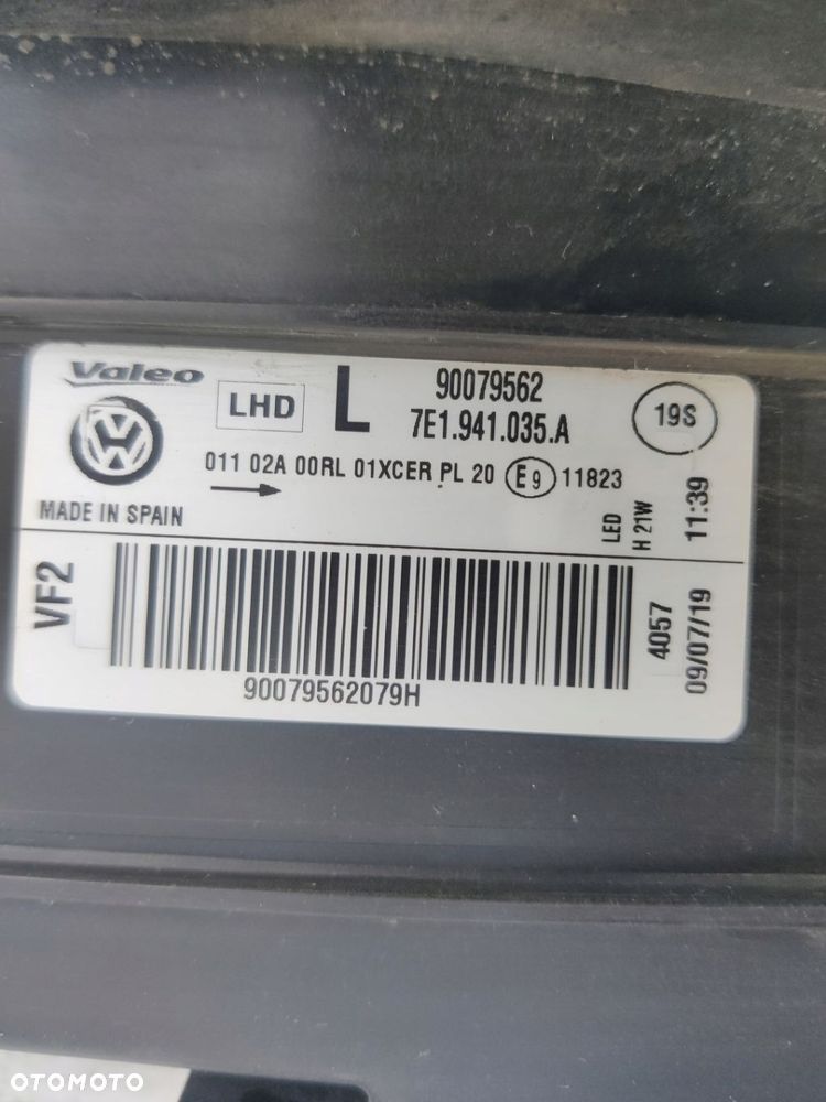 VW T6 MULTIVAN LAMPA LEWY PRZÓD FULL LED 7E1941035A - 6