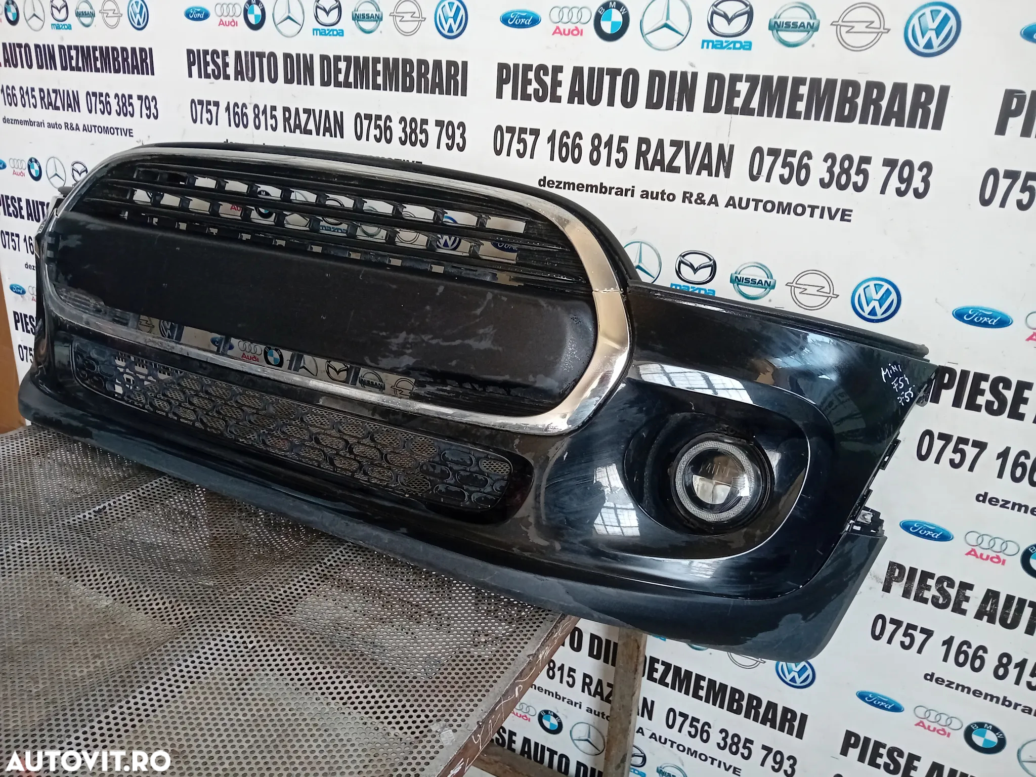 Bara Fata Completa Mini Cooper One F55 F56 Proiectoare LED Mic Defect LICHIDARE STOC - 3