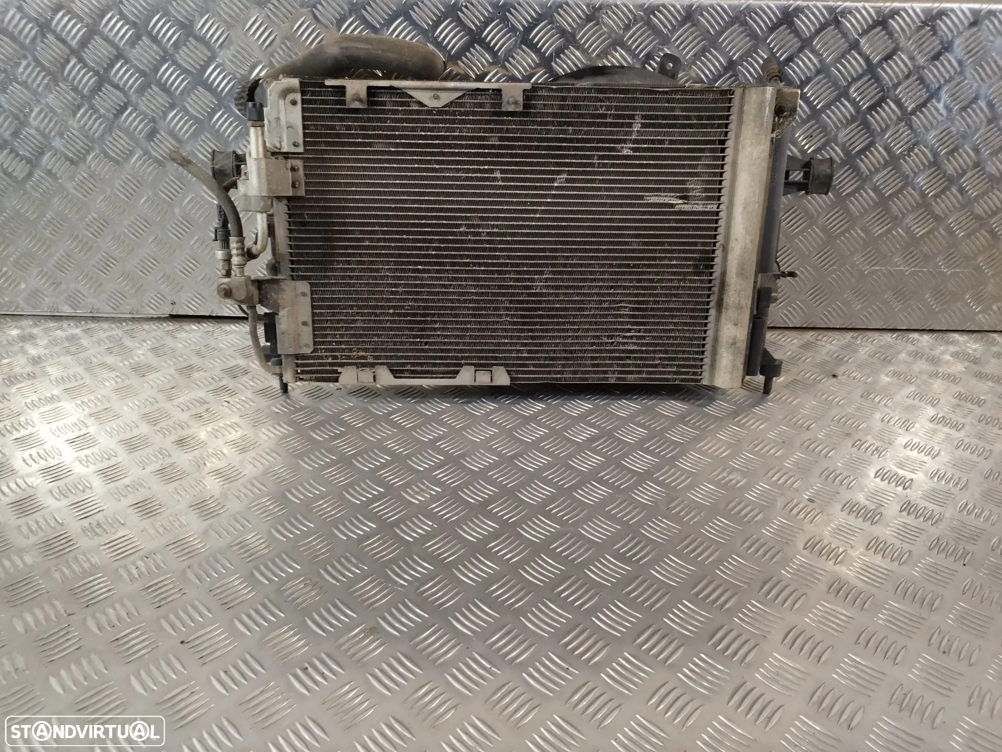 FRENTE COMPLETA OPEL ASTRA G T98 CAPOT PARACHOQUES GUARDA-LAMAS OTICAS FRENTE FIBRA RADIADOR VENTILADOR REFORÇO - 10