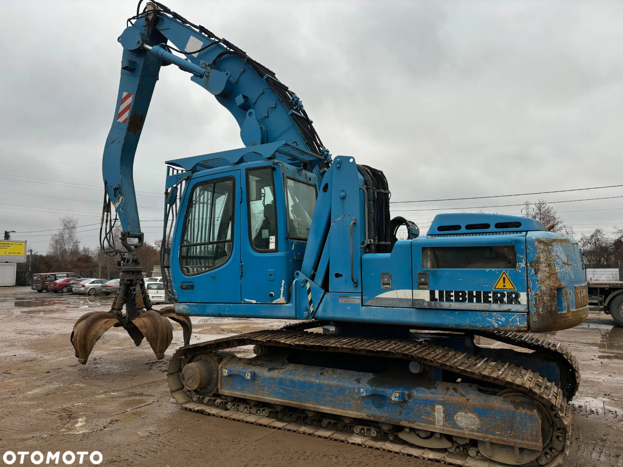 Liebherr R904C / Do złomu / Przeładunkowa / Chwytak /Podnoszona Kabina / - 3