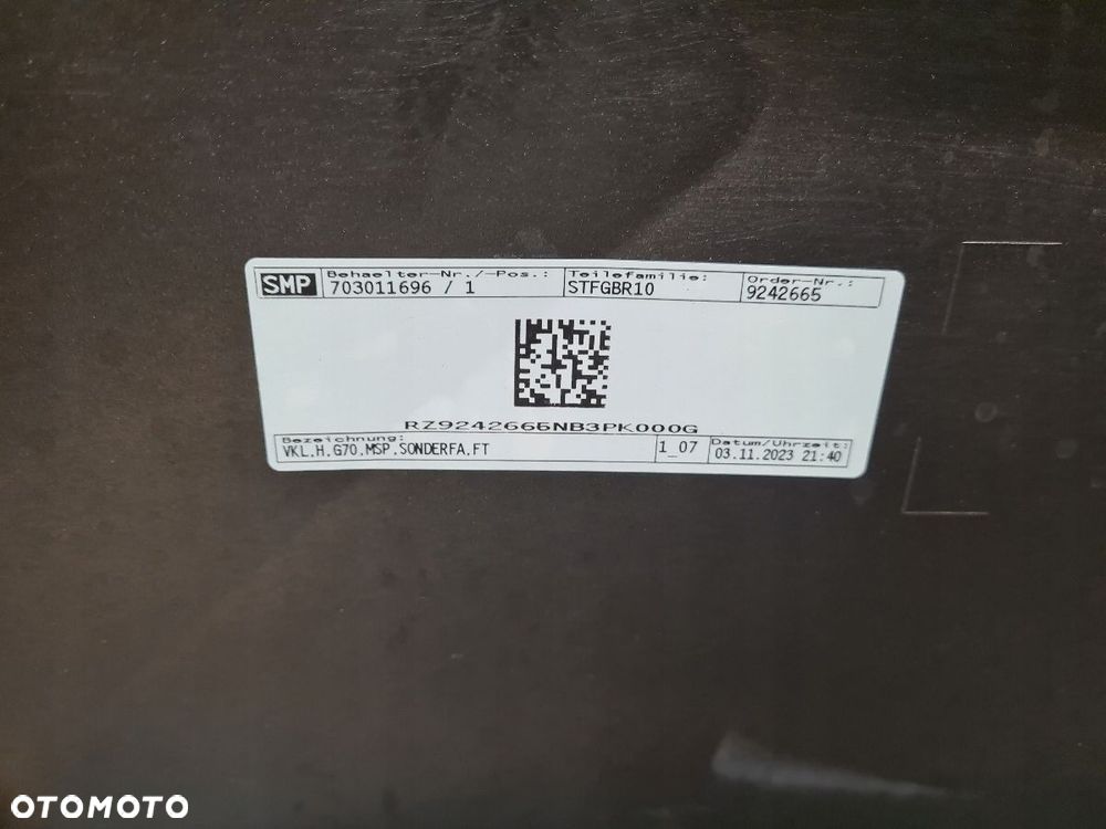 BMW 7 G70 ZDERZAK TYŁ TYLNY 6PDC M-PAKIET P93 - 8