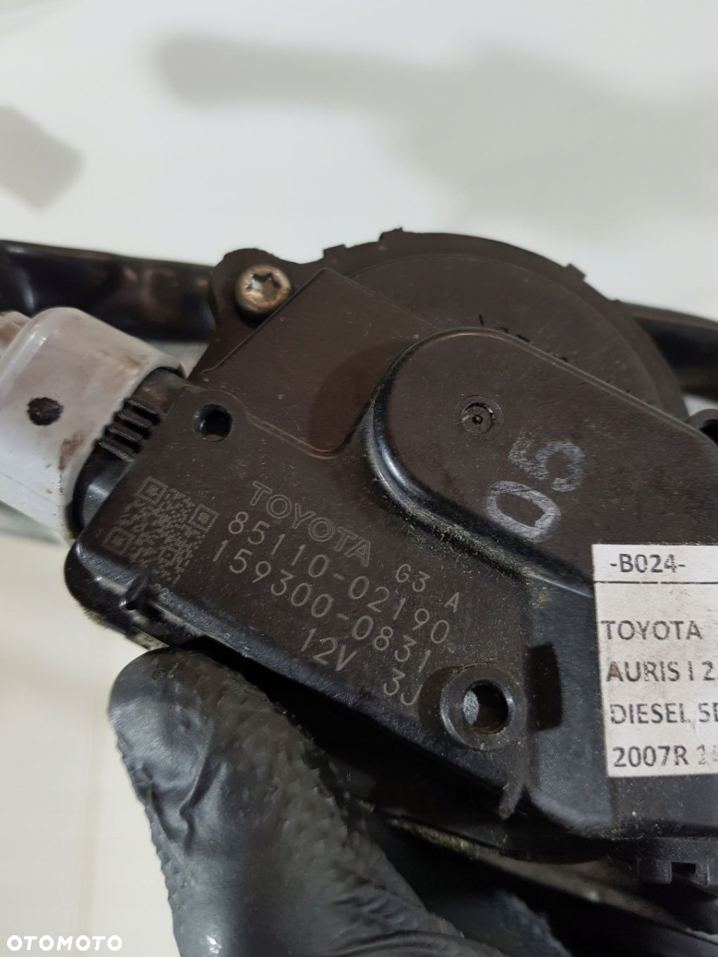 MECHANIZM WYCIERACZEK 85110-02190 TOYOTA AURIS I EUR HB - 9