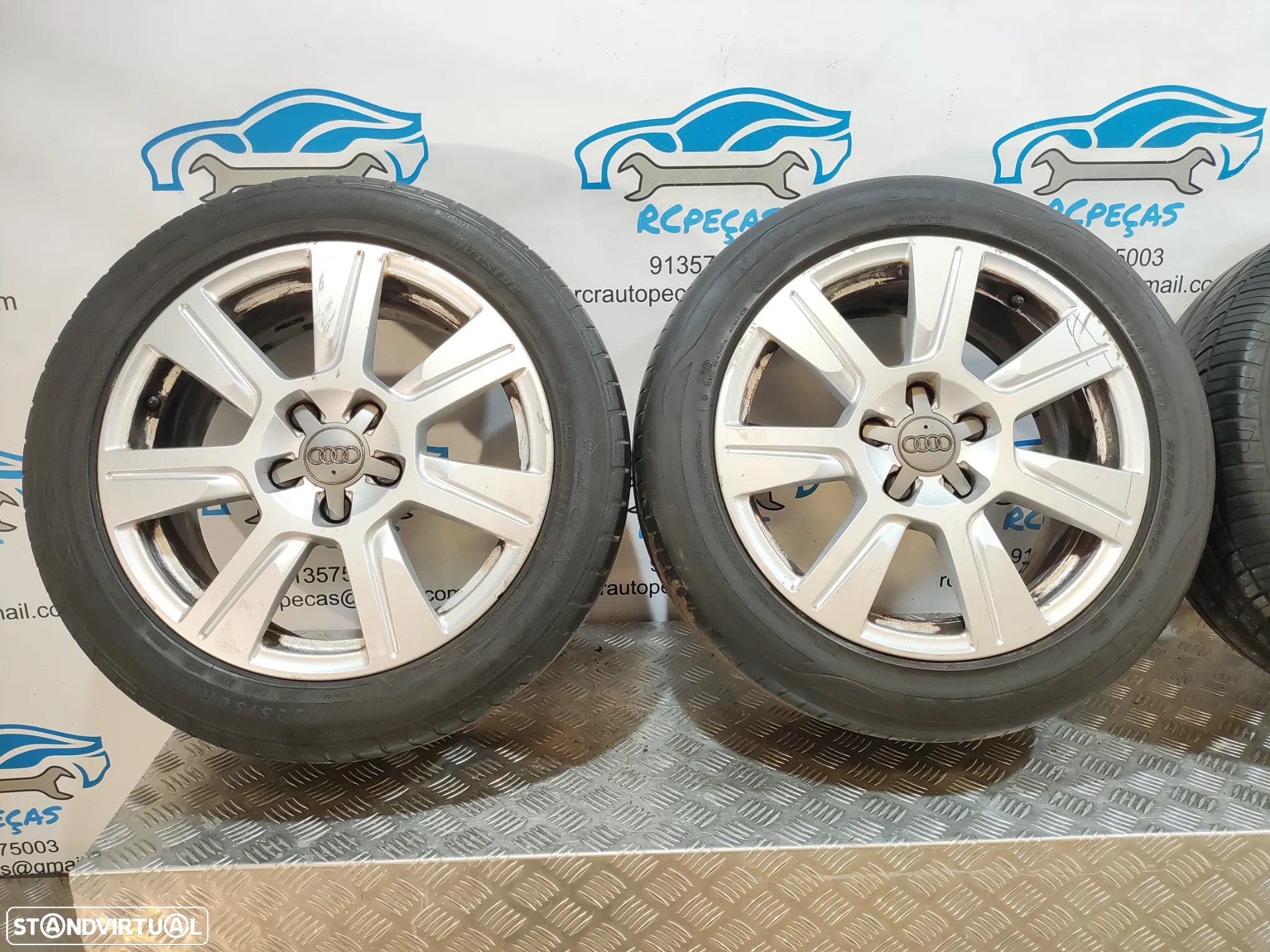 JANTES ORIGINAIS 17 AUDI 7,5J ET45 5X112 A6 C6 S6 A3 A4 B8 A8 TT - 7