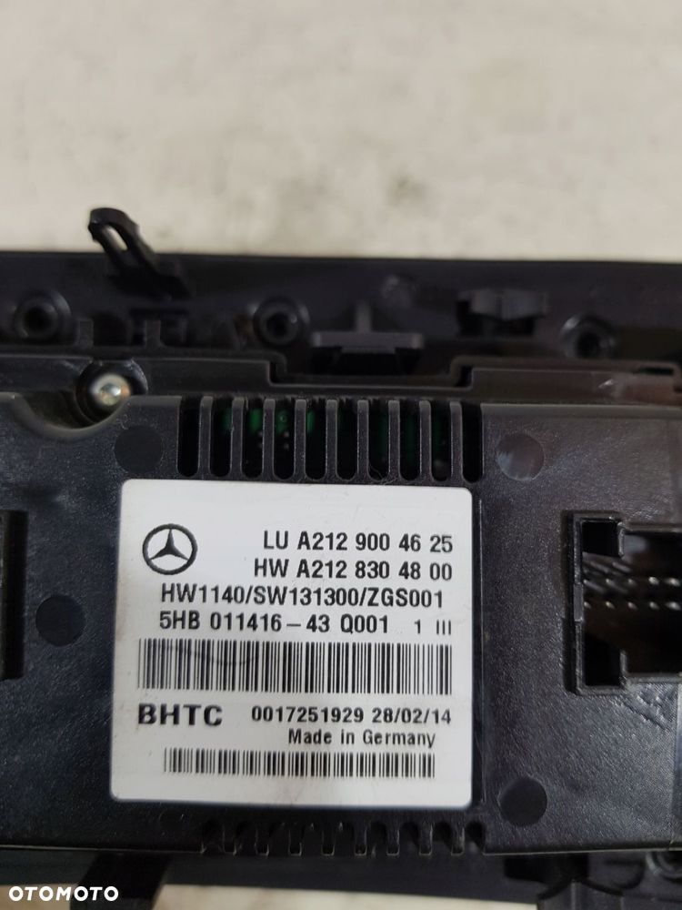 panel nawiewu klimatyzacji a2129004625 mercedes e-klasa w212 lift eu - 10
