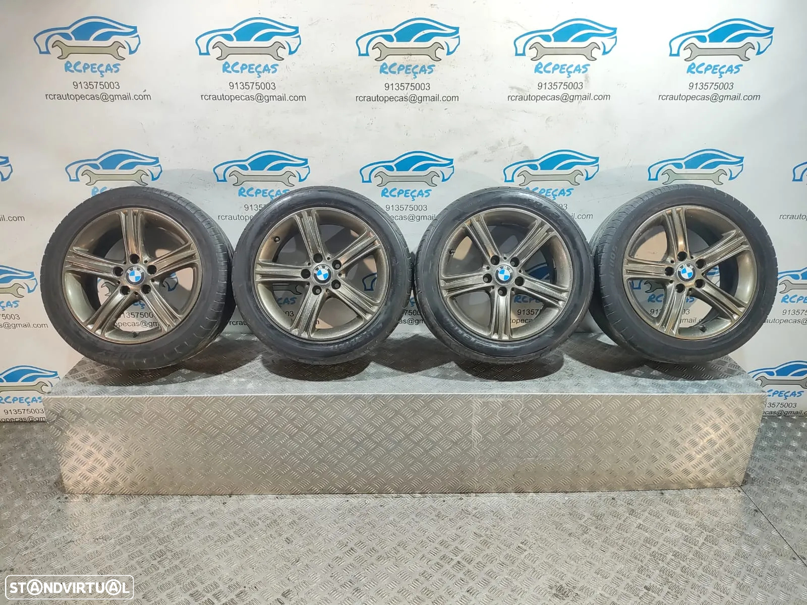 - Jantes 17 Polegadas Originais BMW Style 393 - 5x120 - 36116796242 | 6796242 - F20 | F21 | F30 | F31 | F32 | F33 | F36 - 3