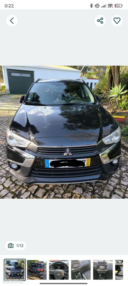 Mitsubishi ASX 1.6 DI-D Intense Black Edition - 1
