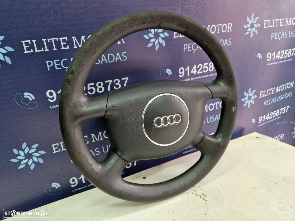 Volante usado borracha com airbag AUDI A3 8P 4 BRAÇOS - 2