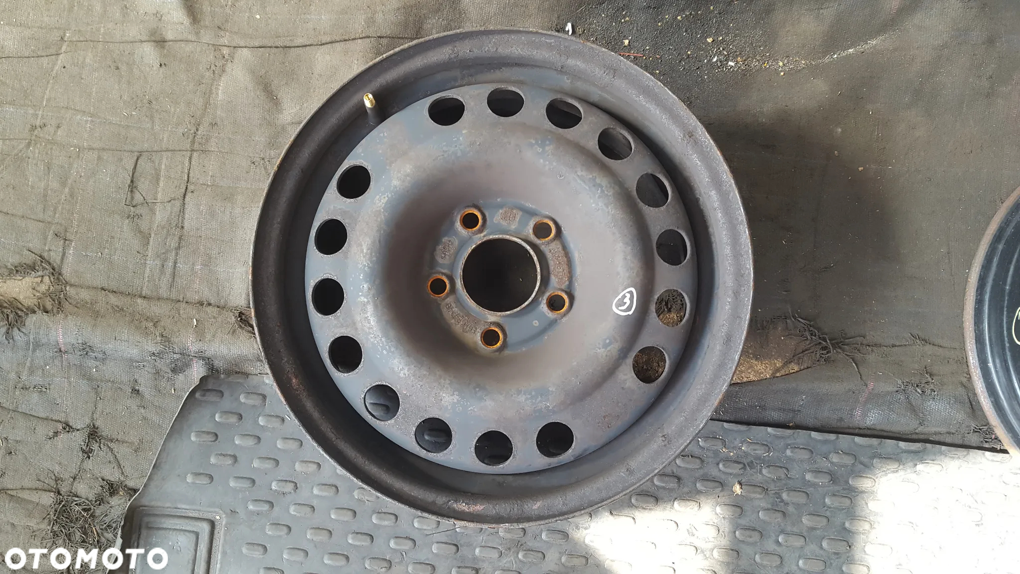 FELGI STALOWE 5x110 6Jx15 CALI ET49 OPEL ASTRA VECTRA KOMPLET - 4