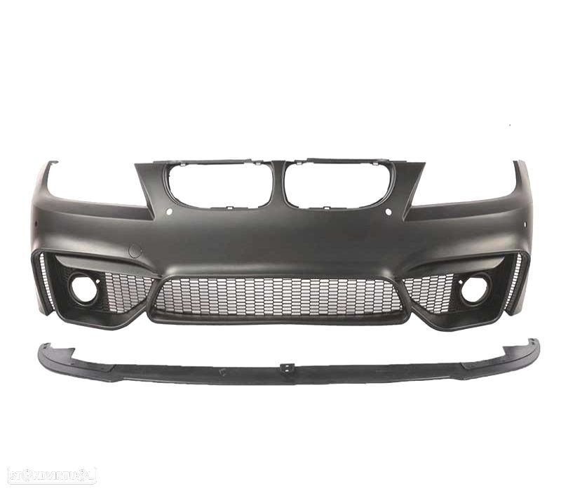 PARA-CHOQUES FRONTAL BMW E90 E91 05-08 LOOK M4 + LIP FRONTAL - 3