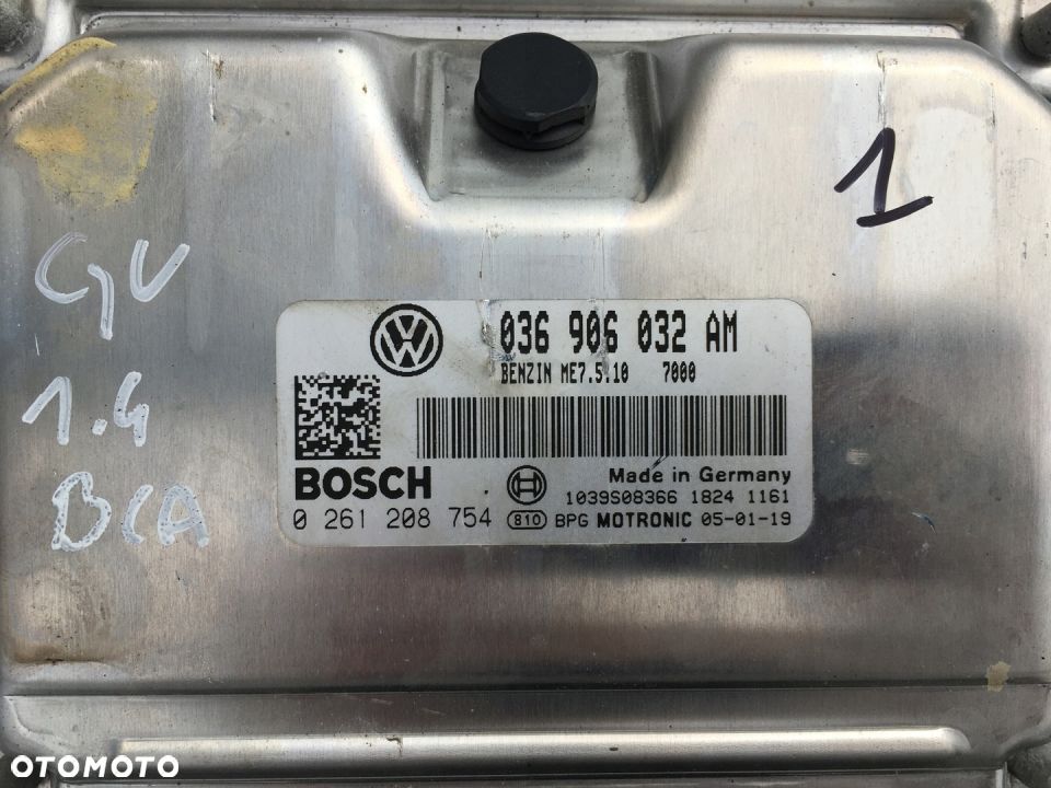 STEROWNIK SILNIKA VW GOLF V 1.4 BCA 036906032AM - 2