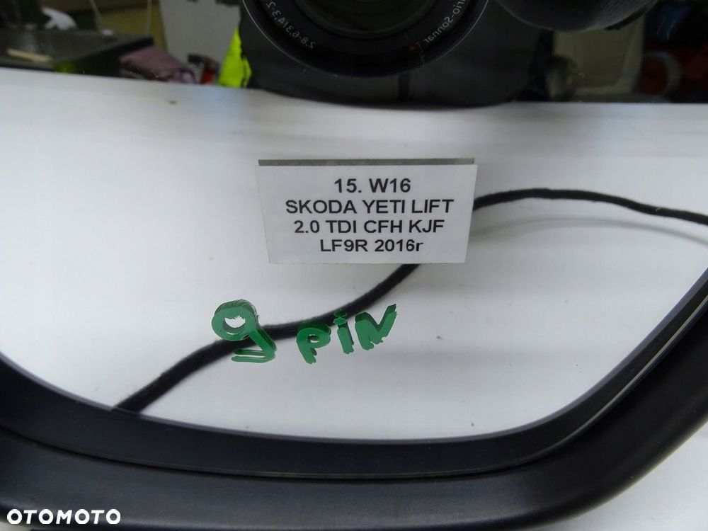 LUSTERKO LEWE LEWY PRZÓD PRZEDNIE SKODA YETI LIFT LF9R 9 PIN - 12