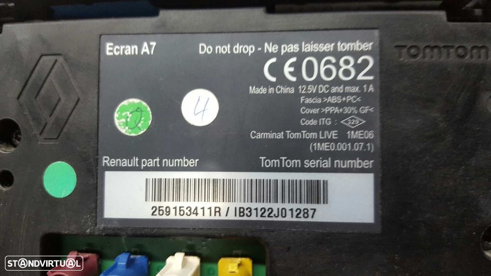 SISTEMA NAVEGAÇÃO GPS RENAULT MEGANE III BERLINA 5 P DYNAMIQUE - 6