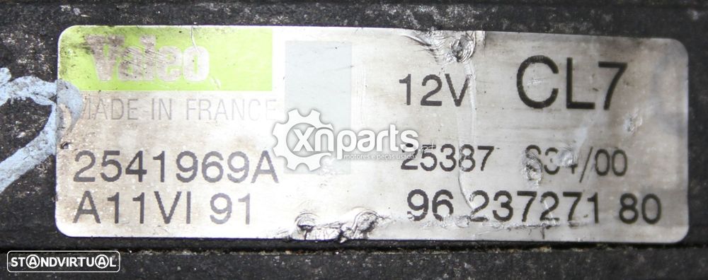 Alternador CITROЁN Berlingo 1.9D 1996 - 2009 Usado - 2