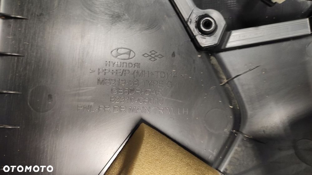 HYUNDAI I20 II BOCZEK TAPICERKA DRZWI LEWY LEWA PRZÓD EUROPA 82310-C8010 - 5