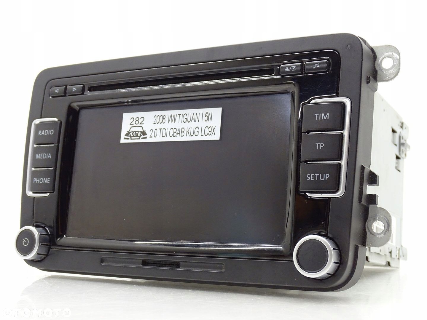 RADIO RADIOODTAWARZACZ EKRAN WYŚWITLACZ VW TIGUAN I 1 5N 1K0035195AA - 1