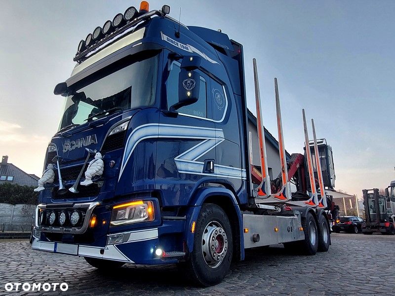 Scania R650 6x4 next gen do drewna drzewa lasu Srowadzona, Super Stan! - 1