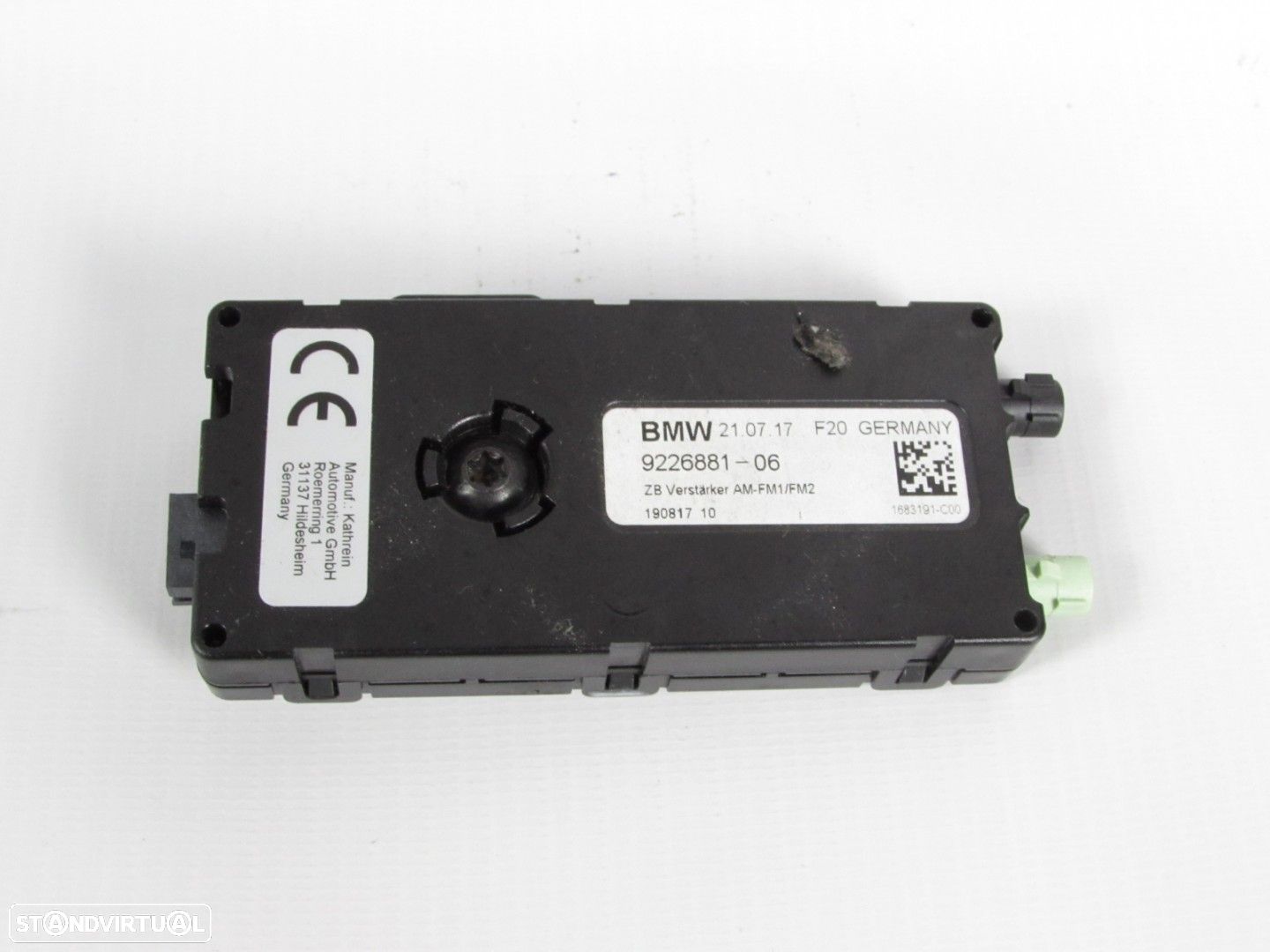 Amplificador de antena AM/FM Seminovo/ Original BMW 1 (F20)/BMW 1 (F21) 65209226... - 1