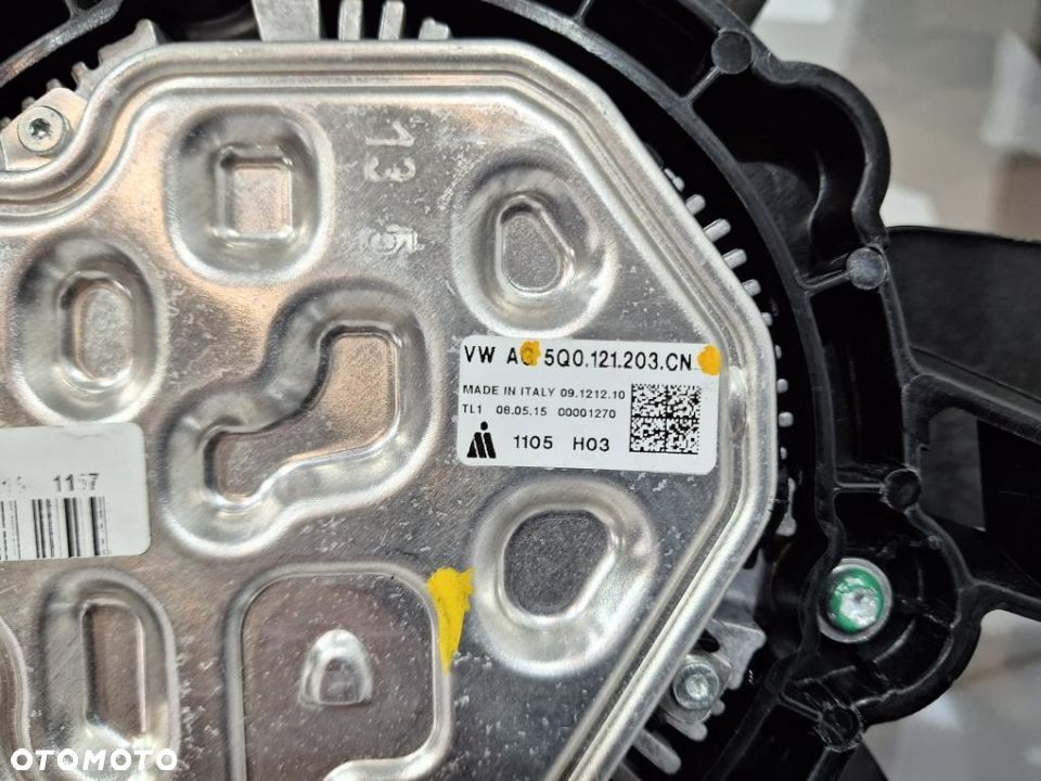 VW GOLF VII PASSAT B8 AUDI A3 SEAT LEON SKODA WENTYLATOR CHŁODNICY 5Q0121203CN 5Q0121207AG - 3