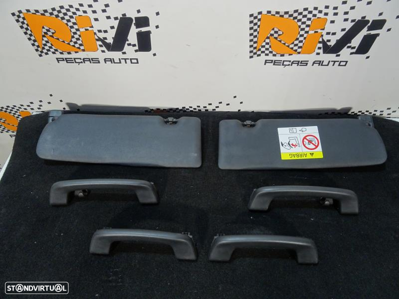 Kit de Teto Preto BMW Pack M  F21 3 Portas - Cúpula/ Pilar A / B / C / Plafonier  / Pegas de Teto / Palas do Sol - 7