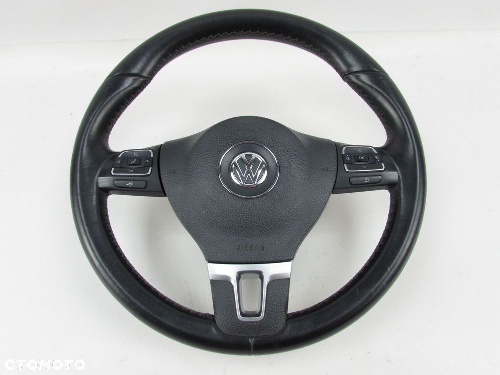 VW GOLF VI PASSAT B7 POLO 6R KIEROWNICA MULTIFUNKCYJNA AIRBAG - 1