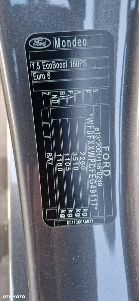 Ford Mondeo 1.5 EcoBoost Titanium - 22
