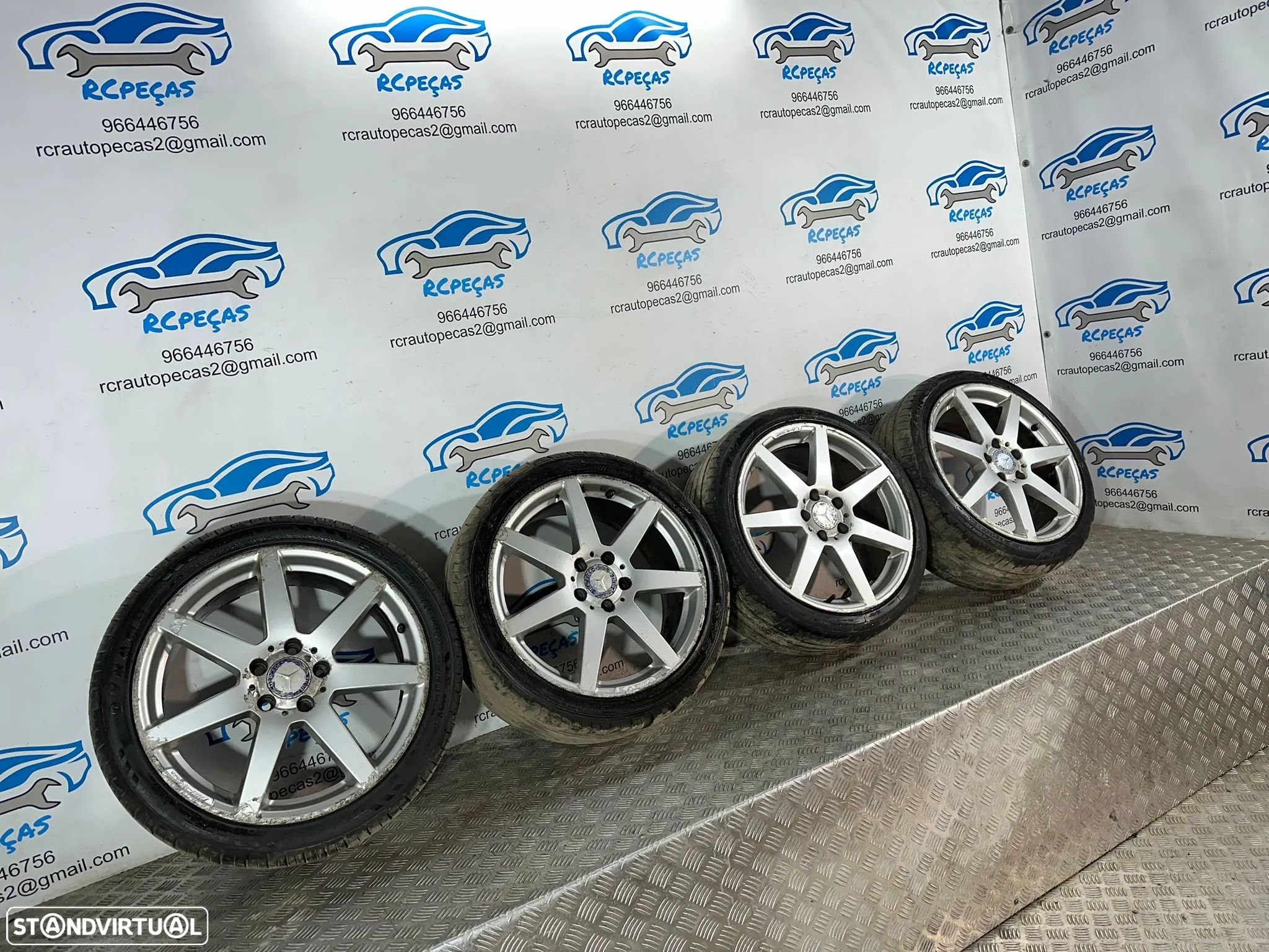 .Conjunto Jantes 18 Originais AMG Mercedes Benz 5x112 8J 8.5J ET50 ET54 - 1