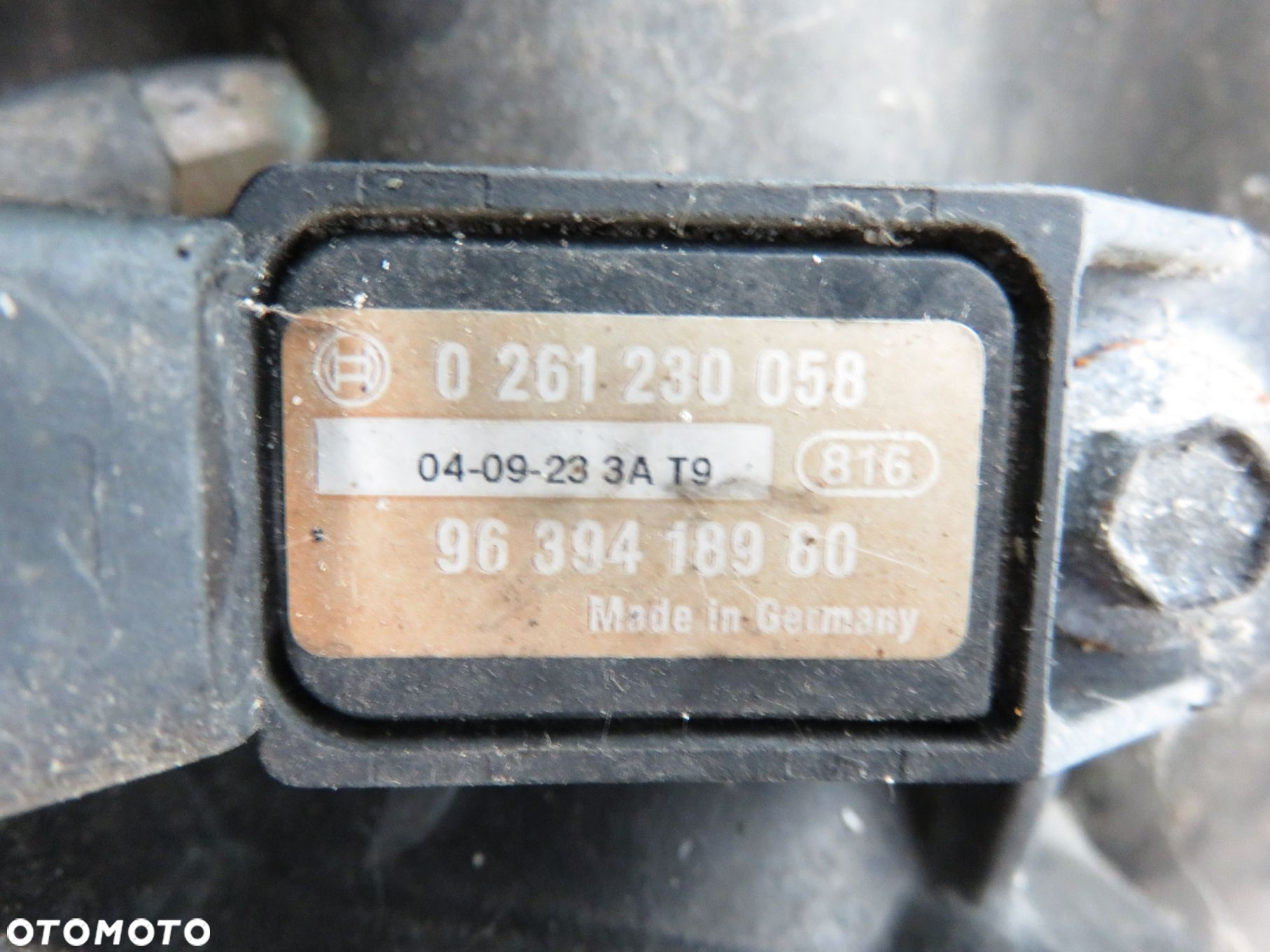 KOLEKTOR SSĄCY FIAT ULYSSE 2.0 9636741080 0261230058 LPG - 4