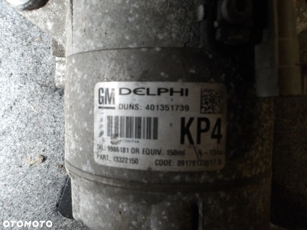 KOMPRESOR SPRĘŻARKA KLIMATYZACJI OPEL 13322150 KP4 - 2