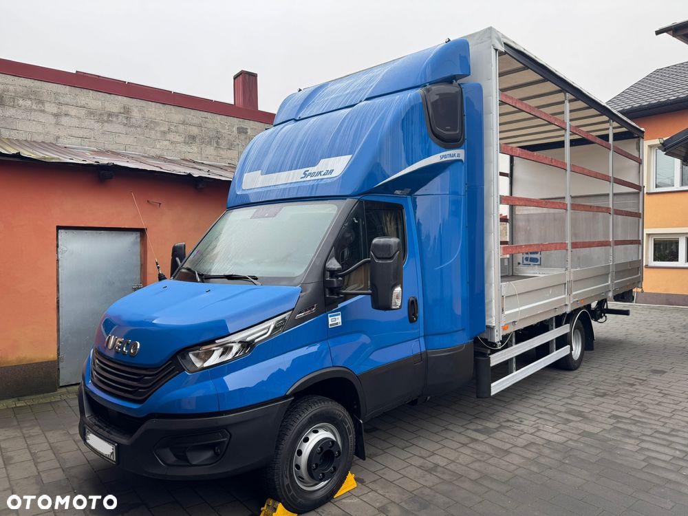 Iveco Daily 2023r Hi-Matic‼️70C18H‼️Winda Dhollandia 1000KG // Plandeka 15 Palet 2x Firanka + Dach zsuwany ‼️Wysokość rampowa Full LED Tempomat Aktywny ACC Salon Polska DMC7200KG Faktura Vat 23% - 21