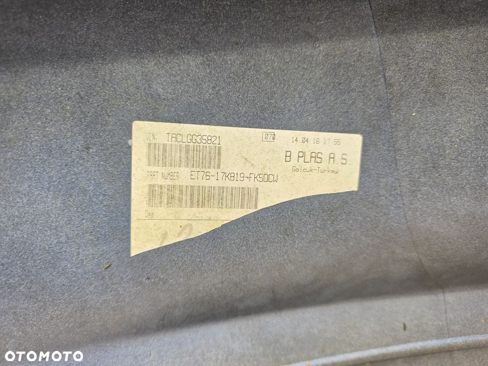 FORD TRANSIT COURIER MK2 14- ZDERZAK PRZEDNI PRZÓD , NR ET76-17K819 / ET76-17757AG , NR AUKCJI NZ1773 - 39